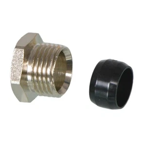 Viega Anschlussverschraubung, Messing vernickelt, Modell 94576.1 für Kupfer-/Sta - Bild 1 von 1