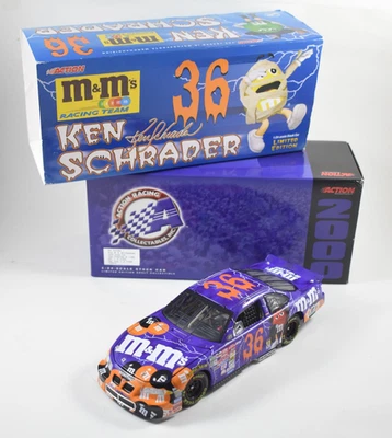 Ken Schrader #36 M&M's Halloween 2000 Pontiac Grand Prix Action 1/24 IOB - Image 1 of 4