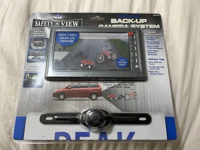 Peak Performance Wireless Back Up Camera System W/7"Color LCD Monitor PKC0RC NEW - Image 1 of 3