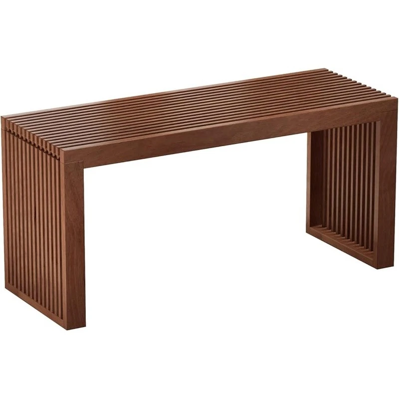 Banco de bambú interior exterior muebles modernos fácil montaje ecológico nuevo Foto 1 de 4