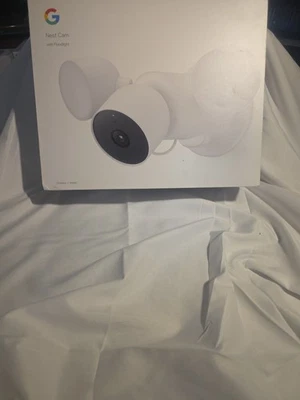Google Nest Cam with Floodlight Outdoor Wired Brand New *Factory Sealed* - Image 1 of 4