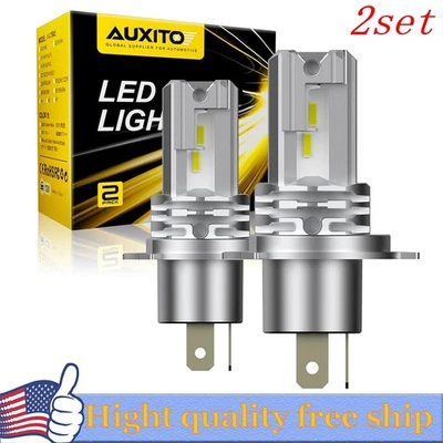 4 X AUXITO H4 9003 HB2 24000LM LED фары дальнего ближнего света 6500K лампа M4 EOA EOOK - Изображение 1 из 4