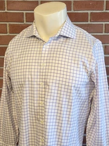 Brooks Brothers Milano Non-Iron Stretch Supima Cotton Spread Mens Shirt 17 - 34 - Picture 1 of 9