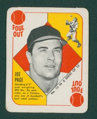 1951 Topps Blue Backs Baseball Card - #10 Joe Page, EXMT - Image 1 of 2
