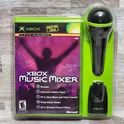 Xbox Music Mixer (Microsoft Xbox, 2003) Game and Microphone Bundle Brand New  - Image 1 of 4