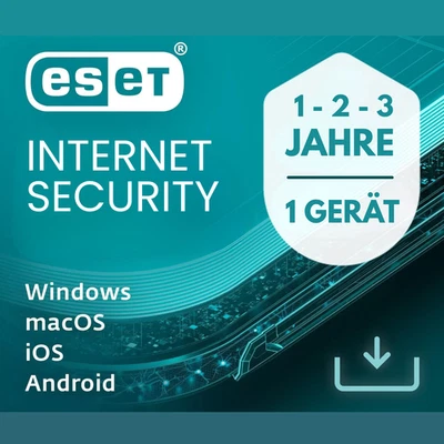 ESET Internet Security 2026 – 1,2,3 Jahre 1 Gerät – Globaler ESD-Schlüssel - Image 1 of 2