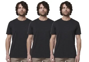 Hard Yakka Core Short Sleeve Cotton T-Shirt 3 Pack Mens - WorkWearZone - Picture 1 of 11