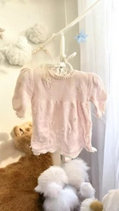 Brandneu Sophie Dess Creations Paris rosa Kleid Gr. 3M Erbstück - Bild 1 von 6
