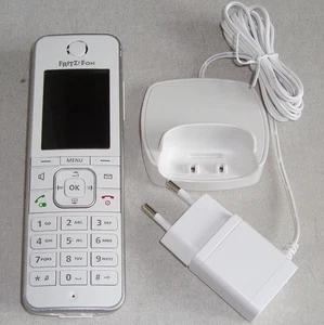 AVM FRITZ!Fon C6 weiß DECT Mobilteil HD-Telefonie VoIP guter Zustand 100% OK - Bild 1 von 2