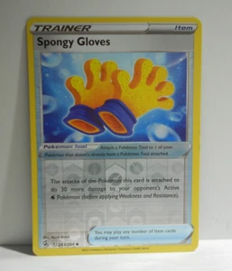 Pokemon TCG Spongy Gloves * 243/264 * Fusion Strike * Uncommon * Reverse Holo - Picture 1 of 2