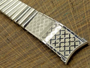 Vintage NOS Unused Watch Band Expansion 19mm Gemex USA Stainless Steel Bracelet - Picture 1 of 5