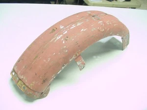 ARIEL SINGLE RED HUNTER REAR FENDER FRONT SECTION PART # 5580-55 NO DENTS OR EXT - Picture 1 of 6