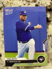 2020 TOPPS NOW ROAD TO OPENING DAY RTOD CARD BLUE JAYS HYUN-JIN RYU