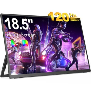UPERFECT 120Hz Portable Monitor 18.5" 1080P Dual Type C HDMI Display 100% sRGB - Picture 1 of 10