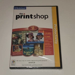 Broderbund The Print Shop 20 CD-ROM 2003 - Picture 1 of 2