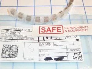 KEMET C2220C105MCR2C7186 Capacitor QTY-1 Ceramic 1uF 20% 500V SMD X7R Q45-13 - Picture 1 of 2