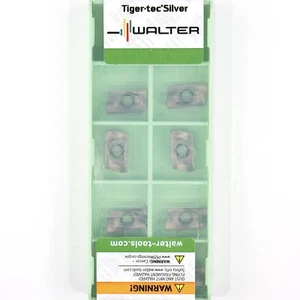 10 insertos de carburo recubiertos de fresado CNC Walter ADMT 120408R-F56-grado WSP45S - Imagen 1 de 11