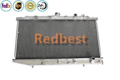 2 Row Aluminum Radiator Fits 1988-1991 Honda Civic Base Hatchback 1.5L 1493CC l4 - Image 1 of 4