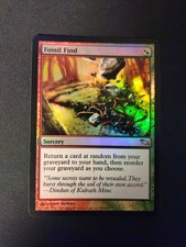 MTG - Shadowmoor - Fossil Find - Foil - unplayed uncommon red green