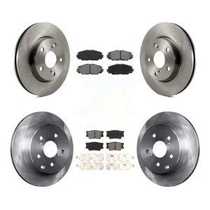 Front Rear Disc Brake Rotors And Semi-Metallic Pads Kit Replacement For Toyot... - Picture 1 of 9