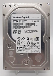 WD 6TB 3.5 SAS 12Gb/s 256MB 7200 DC HC310 HUS726T6TAL5204 0B36047 100% HEALTH - Picture 1 of 1