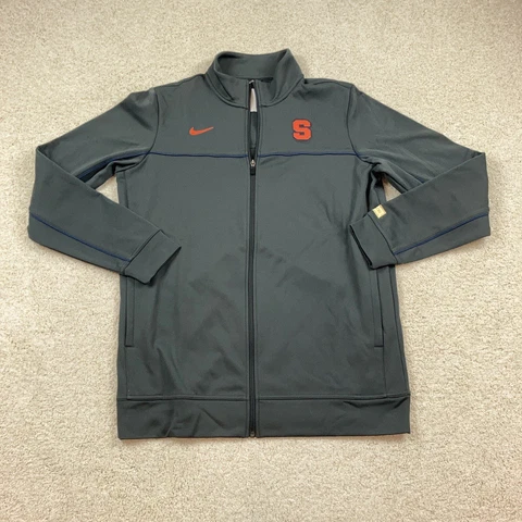 Nike Syracuse Orange Mens Large Tall Grey Track Jacket Sweater Elite CQ1611-060 Cover