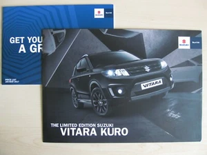 Suzuki Vitara 'Kuro' Special Edition UK Sales Brochure & Price List (Dec 2016) - Picture 1 of 7
