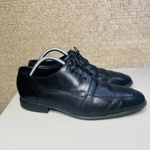 Zapatos Cole Haan NikeAir para hombre talla 8 W punta de ala de cuero negro - Imagen 1 de 9