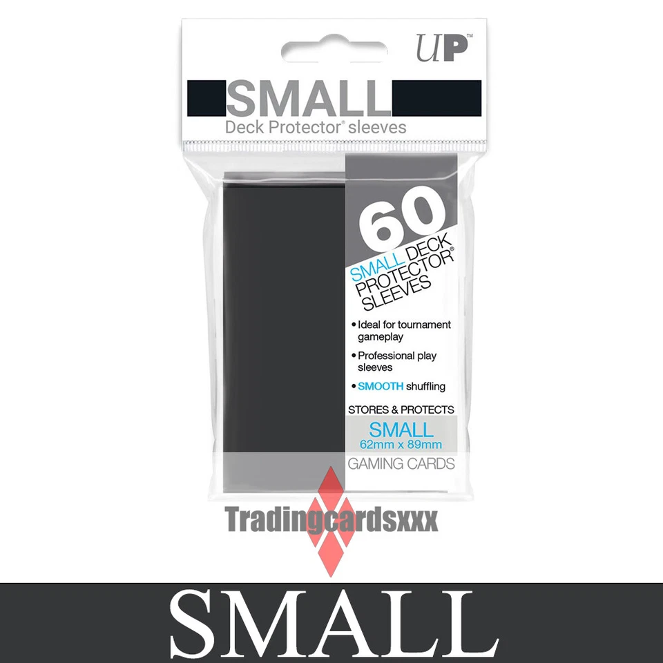 Ultra PRO - 60 Protèges Cartes Deck Protector Sleeves SMALL : Noir