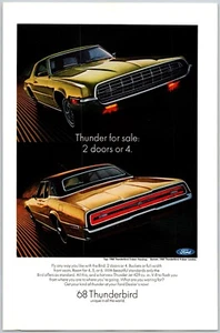 1968 Ford Thunderbird Automobile Car Room For 4,5 or 6 Print Ad - Bild 1 von 3