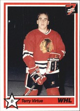 1990-91 7th Inning Sketch WHL #329 Terry Virtue