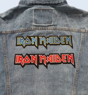 Iron Maiden embroidery, homemade Iron on Maiden patch, iron/sew on patch. - Image 1 of 4