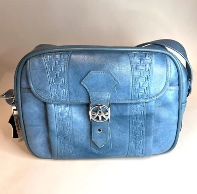 Bolso de viaje vintage American Tourister 1978 azul usado en excelente estado Foto 1 de 4