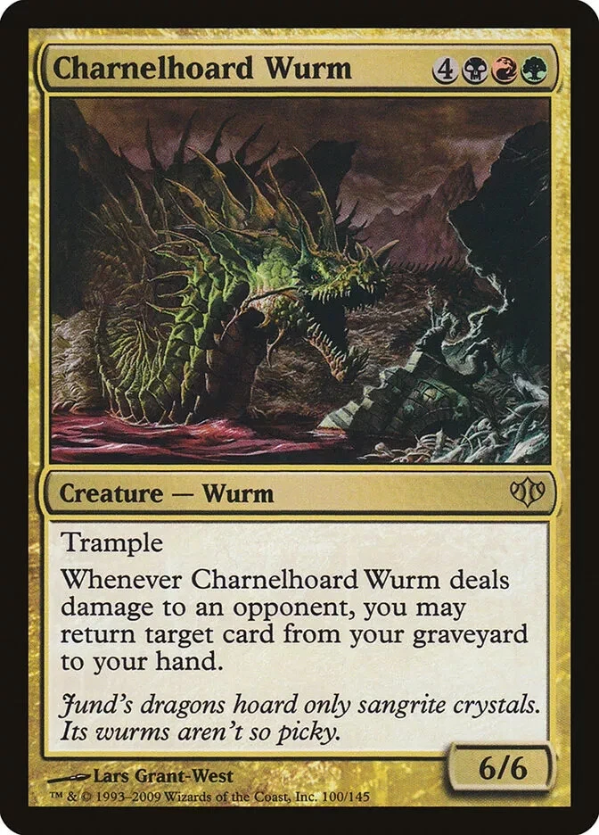 MTG - CON - Charnelhoard Wurm Near Mint Foil #100 - Image 1 of 1