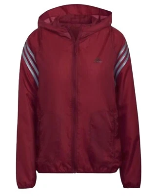 Adidas Originals Windbreaker 3s Womens Size Xs Hooded Jacket Run Reflective Bnwt - Image 1 of 4