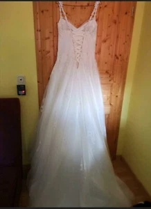 Brautkleid Sweatheart 6090 Größe 12 38/40 A Linie Ivory Hochzeitskleid Prinzess - Bild 1 von 7