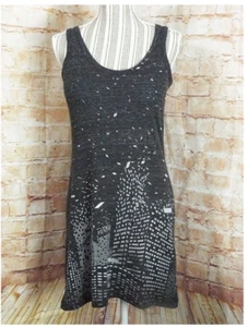 Select Cityscape Skyscraper Illusion Monochromatic cotton dress, SZ L, GUC - Picture 1 of 1