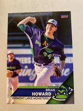 Brian Howard Card Vermont Lake Monsters Team Card