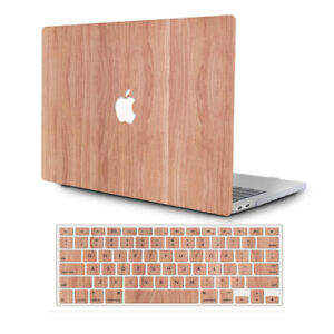 Wood Pattern Hard Case Shell for 2009-2024 MacBook Pro Air 11 12 13 14 15 16 A24