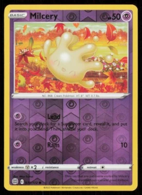Milcery #070/172 Reverse Holo 2022 Pokemon Brilliant Stars LP - Image 1 of 2