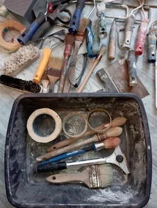 Pinceau peinture patte lapin bac brosse gant couteaux à enduire spatule BAC - Imagen 1 de 3