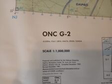Vintage 1981 Global Navigation & Planning Chart 41 X 57" ONC G-2 Edition 10