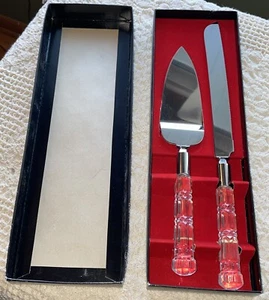 Set affettatrice per torte vintage Mirage by Robinson Bride set in scatola - Foto 1 di 1