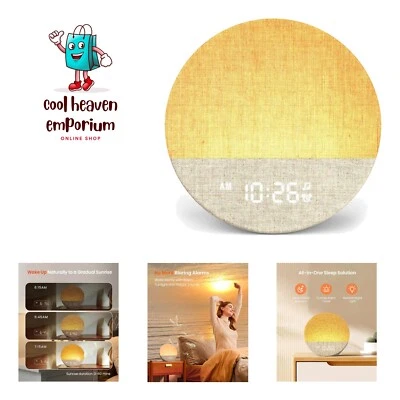 Sunrise 1 - Reloj despertador Sunrise, máquina de sonido para dormir, sueño personalizable... Foto 1 de 4