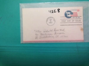 U. S. FDC UXC8 - Embossed Air Mail Post Card - First Day of Issue - - Picture 1 of 1