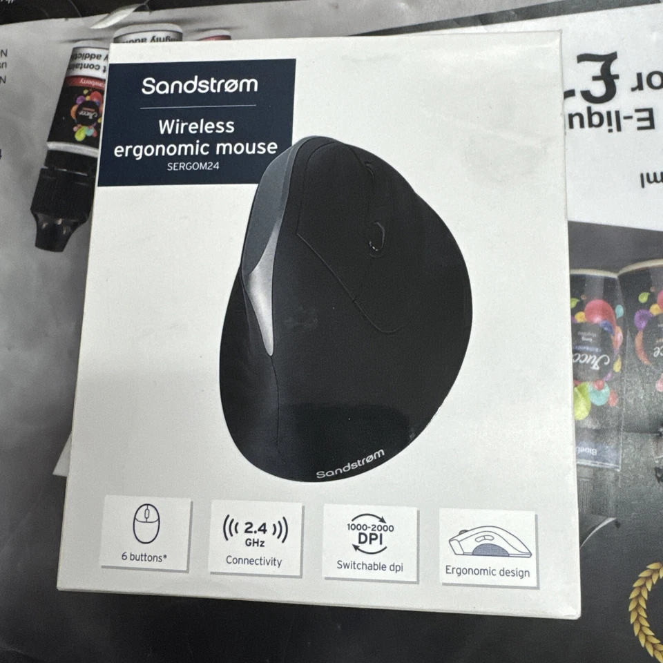 SANDSTROM SMWLHYP15 Wireless Blue Trace Technology Mouse Genuine - Image 1 of 2