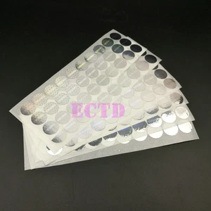 ORIGINAL Hologram Evident Warranty Anti-fake Stickers Silver 15mm 5000pcs - Picture 1 of 5