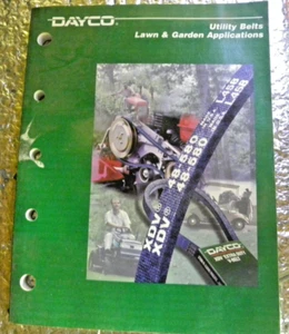 Vintage Original Dayco Lawn Garden Applications Utility Belts Catalog 1997 - Picture 1 of 4