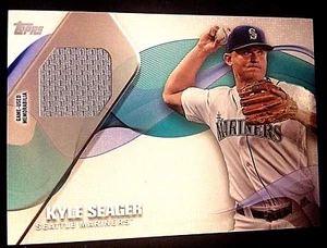 KYLE SEAGER 2017 TOPPS SERIES 2 MLB RELIC GAME USED JERSEY - Picture 1 of 1