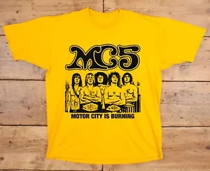 T-shirt MC5 Motor City is Burning cotone XL - Foto 1 di 1